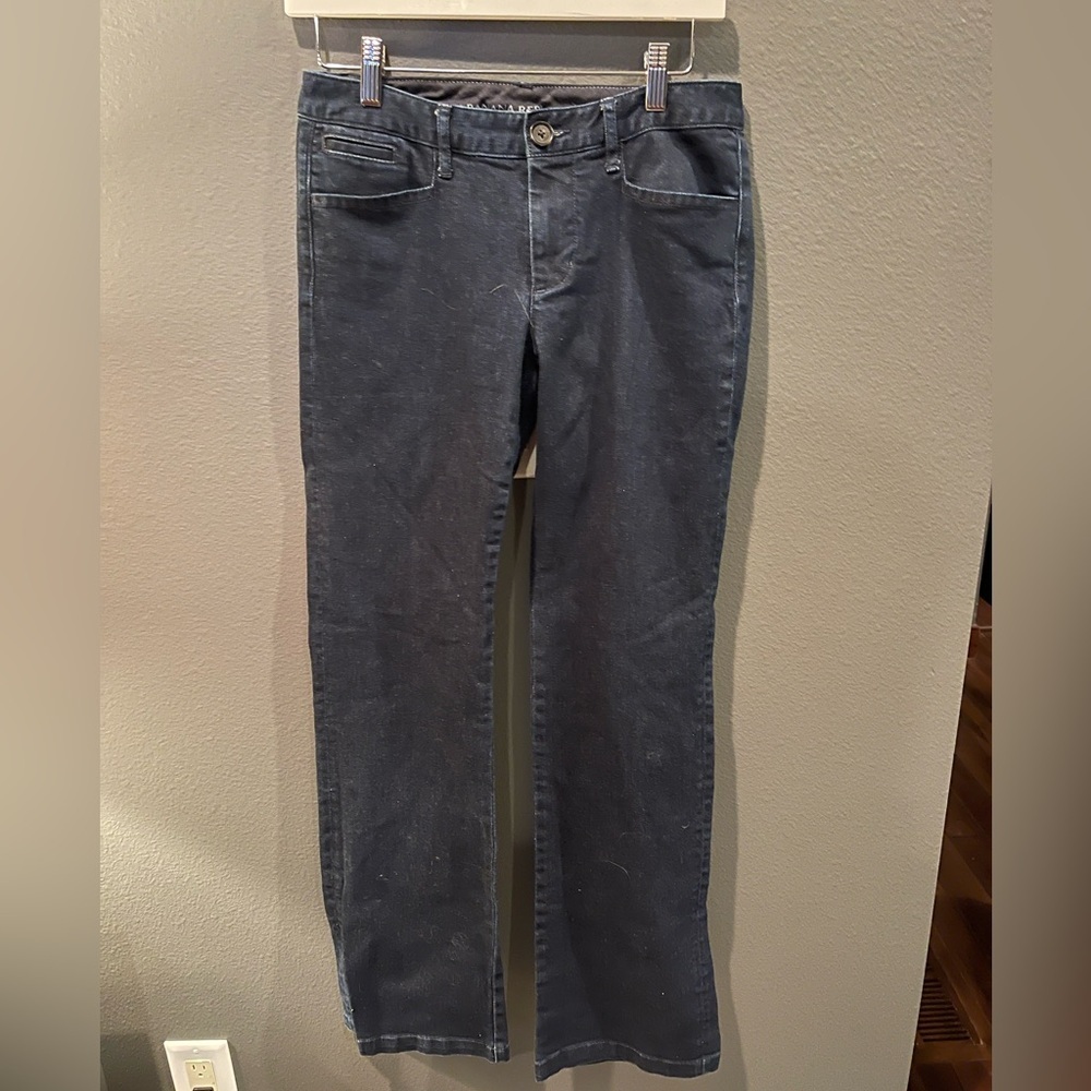 Banana Republic Dark Blue Trouser Straight Leg Jeans